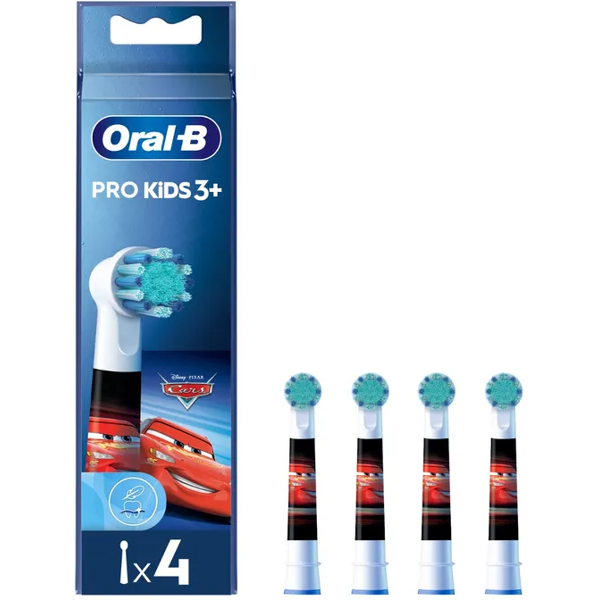 oral-b testine di ricambio pro kids con disney cars o principesse 4 pezzi