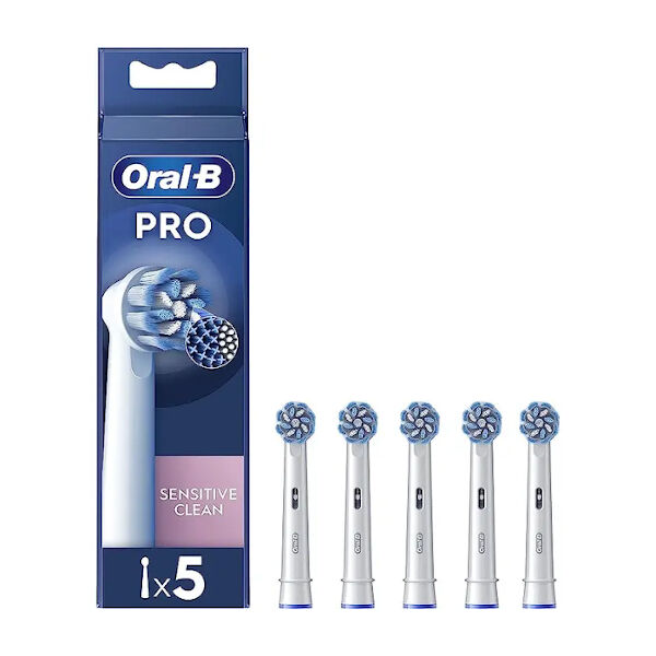 Procter & Gamble Srl Oral-B Power Refill Eb50 Sensitive Clean 5 Testine Di Ricambio