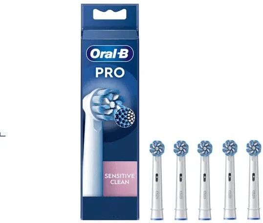 Oral-B Refill Eb 60-5 Sensitive Clean 5 Testine Di Ricambio