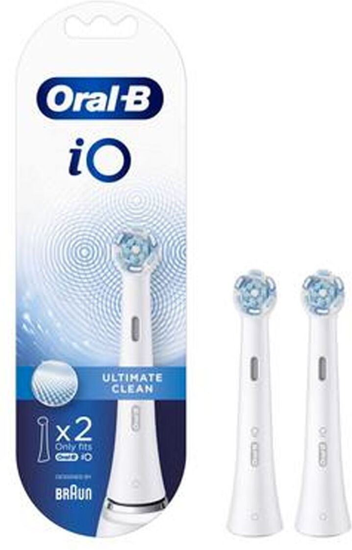 Oral-b Io Power Refill Ultra Clean Testine White 2 Pezzi