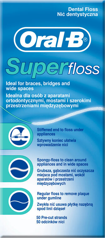 Procter & Gamble Oralb Superfloss 50fili