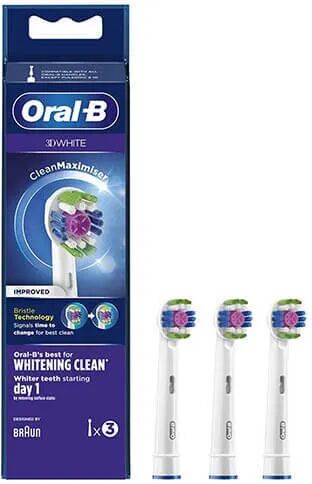 Oral-B Pro 3D White Testine Di Ricambio 3 Testine