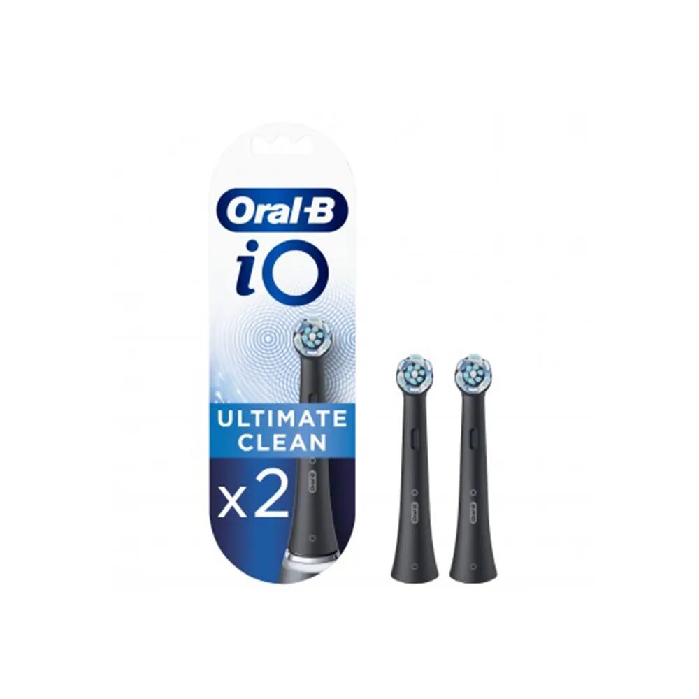 Oral-B Testine Di Ricambio Io Ultimate Clean Nere 2 Pezzi