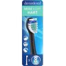 demirdental 8 Stuks  compatibel voor Philips Sonicare Opzetborstel, Mini-Kop, Hard Borstelkoppen, Zwart, HX7048b