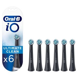 Oral-B iO Ultimate Clean Svarta Borsthuvuden 6 st
