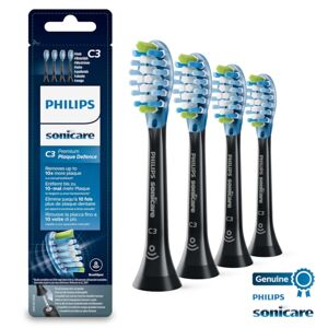 Philips Sonicare Premium Plaque Defence Black Refill 4-pack
