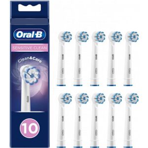 Oral-B Sensitive Clean -Utbytbart Borsthuvud, 10 St.