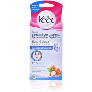 Veet Bandas De Cera depilatorias faciales piel sensible 20 u