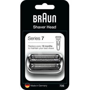 BRAUN Series 7 73S Electric Shaver Head Replacement - Silver, Silver/Grey