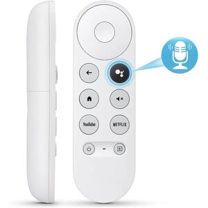 NSF Høj kvalitet Erstatning Voice Remote Control Kompatibel med Google Chromecast 4K Snow Smart TV Streaming Stick Remote G9N9N