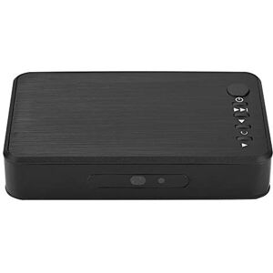 Lecteur Multimédia, 1080P HD HDMI Audio et Vidéo Lecteur Multimédia Support  USB, Carte SD, Disque Dur avec Télécommande IR, 110V-240V.(EU)