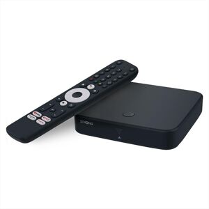 STRONG Adnroid Tv Box 9.0 Netflix Comandi Vocali Leap-s3-nero