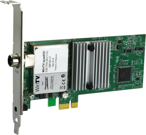 Hauppauge Scheda PCIe x1  WinTV-quadHD con telecomando Numero di sintonizzatori: 4