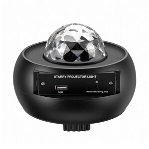 Eht Galaxy lampe / natlys / stjerneklar projektor med bluetooth højt Black