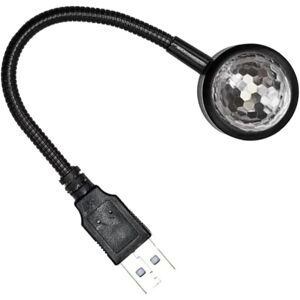 Led projektor lys Disco lampe til bil USB lys Lyd aktiveret