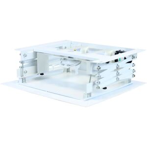 Soporte de techo para proyectores, Altura 25cm, Blanco