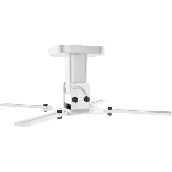 meliconi pro 100 supporto da soffito per videoproiettori peso massimo 15 kg rotazione orizzontale/verticale 360° - 45° colore bianco - pro 100 bianco