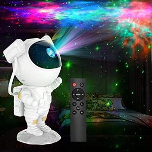 Global Cozy Life Astronaut LED Galaxy Projector Starry Sky Night Light Astronaut Star Projector with Mist Timer and Remote Control for Ceiling Projector and Bedroom G