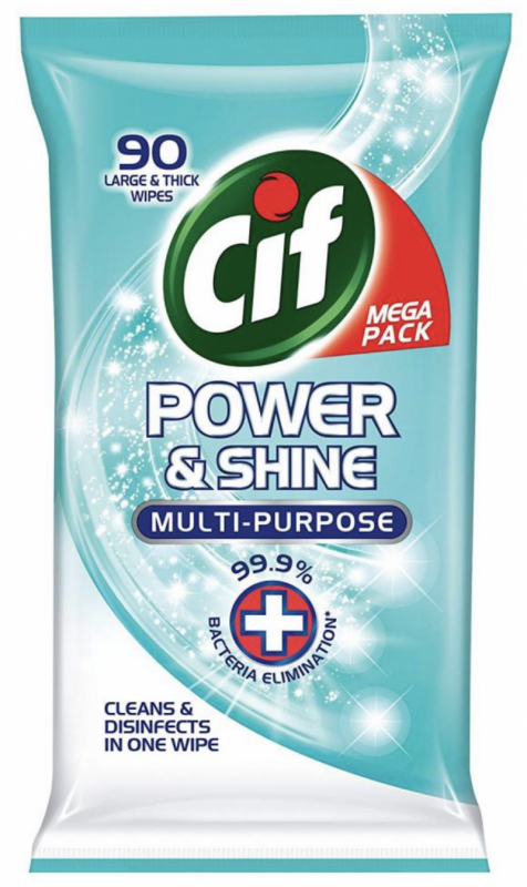 Cif Power Cleaning Wipes Original 90 kpl Puhdistusliinat