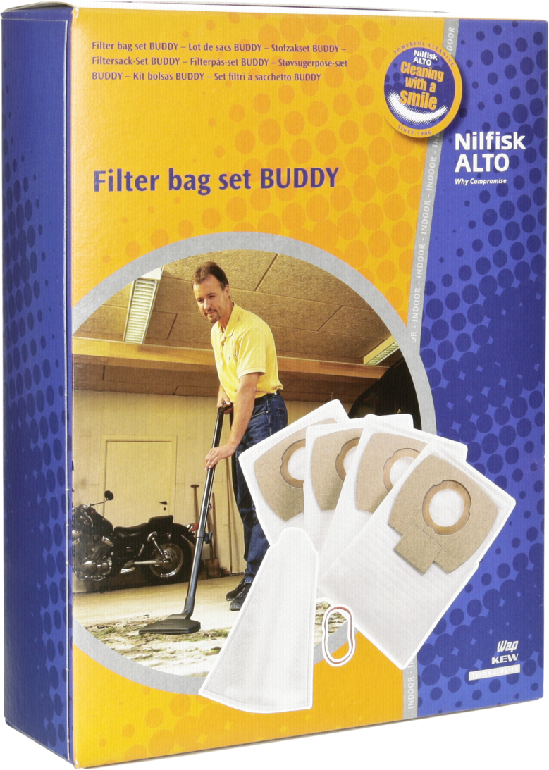 Alto Nilfisk Filterzak-set 4 stuks + 1 waterfilter