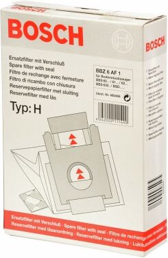 BSH Støvsugerposer TYP H BBZ6AF1 syntetfiber 5st+ Mikrofilter 460468