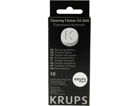 Krups Pastilhas de Limpeza Máquina Café XS300010 (Compatibilidade: )