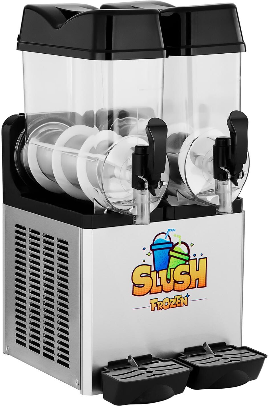 Royal Catering Slush Maker Machine - 2 x 12 Litres - LED