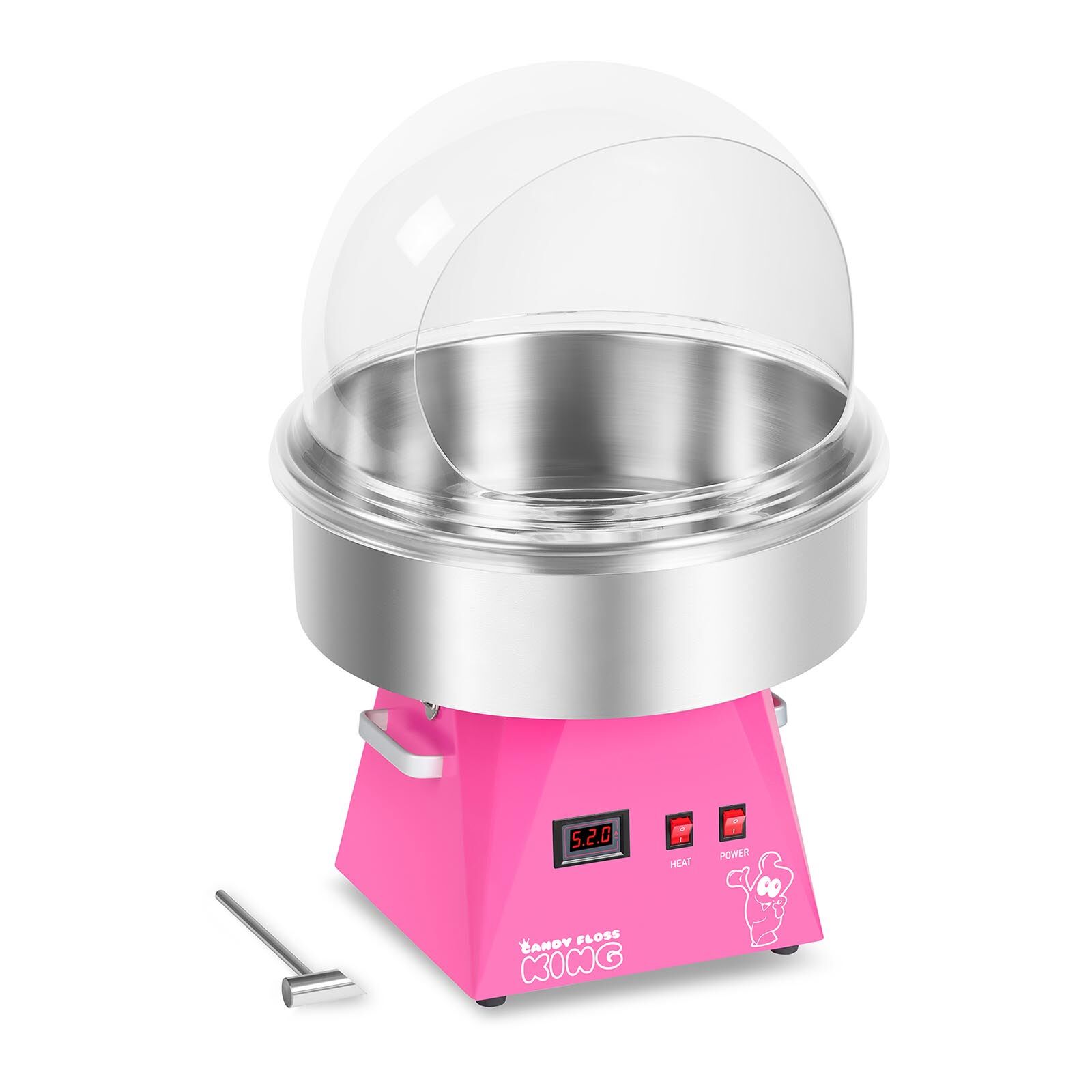 Royal Catering Candy Floss Machine Set - 52 cm - pink RCZK-SET2