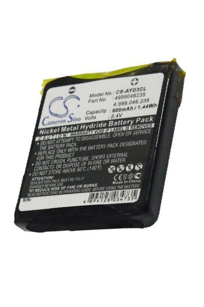 Funkwerk Batteri (600 mAh 2.4 V) passende til Batteri til Funkwerk FC1