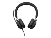 Jabra Evolve2 40 UC Stereo - Headset - på örat - kabelansluten