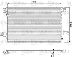 VALEO Kondensor, klimatanläggning  (814414)