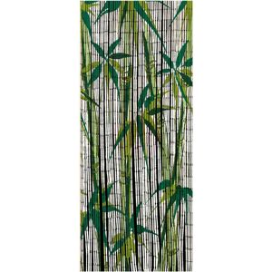 WENKO Türvorhang »Bamboo«, (1 St.), für Balkon oder Terasse grün  200 cm