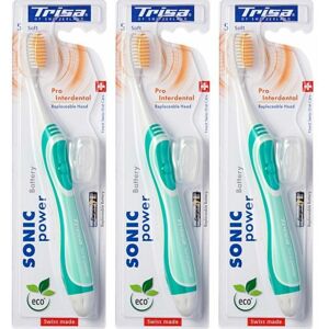 Trisa Sonicpower Pro interdental Soft-Zahnbürste 3 ct