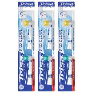 Trisa Ersatzbürstenköpfe Pro Clean Flexible 3 ct