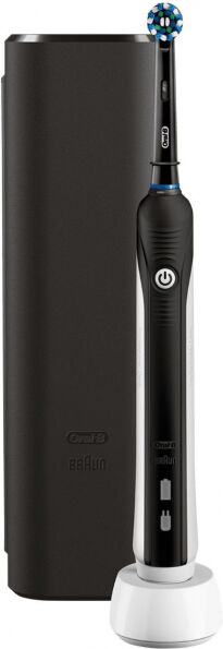 Braun Oral-B Pro 750 CrossAction Black Edition - Schwarz/Weiss