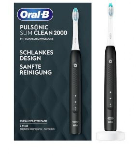 Braun Oral-B Pulsonic Slim Clean 2000 - Schwarz