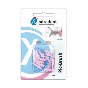 Hager Pharma GmbH MIRADENT Interd.Pic-Brush Ersatzb.xx-fein pink 12 Stück