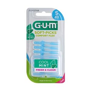 sunstar GUM Soft-Picks Comfort Flex mint small 40 Stück