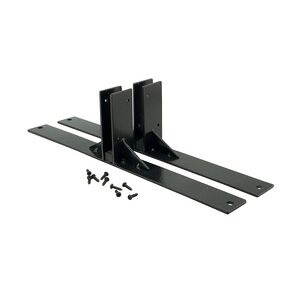 Securit® Multiboard Stahlfüße, Schwarz lackiert, 2 Stück 40,2x14,4x4cm   1,4kg