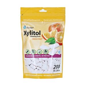 Hager Pharma GmbH MIRADENT Xylitol Chewing Gum fresh fruit Refill 200 Stück