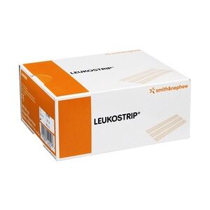 Smith & Nephew GmbH - Woundmanagement LEUKOSTRIP Wundnahtstreifen 13x102 mm Box 50x6 Stück