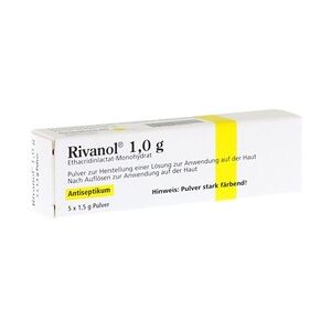 Dermapharm Rivanol 1,0g Pulver 5 Stück