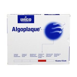 Urgo ALGOPLAQUE 15x15 cm flexib.Hydrokolloidverb. 5 Stück