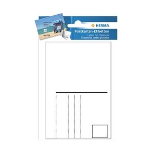 Postkartenetiketten weiß 95x145mm 10 Stück