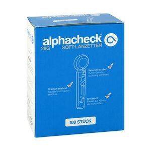 Berger Med GmbH ALPHACHECK soft Lanzetten 28 G 100 Stück