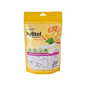 Miradent Xylitol Chewing Gum fresh fruit Refill 200 St Kaugummi