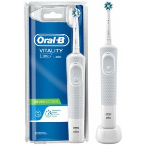 Brosse À Dents Électrique Vitality Cross Action Oral-B Blanc (1 Pièce)