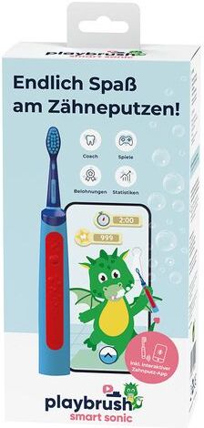 Playbrush GmbH Playbrush Smart Sonic + Ersatzkopf, blau 1 St Zahnbürste