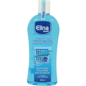 Jean Products - Werm GmbH ELINA med Anti-Plaque Mundspülung, Mundwasser zur täglichen Zahnpflege, 500 ml - Flasche, Classic