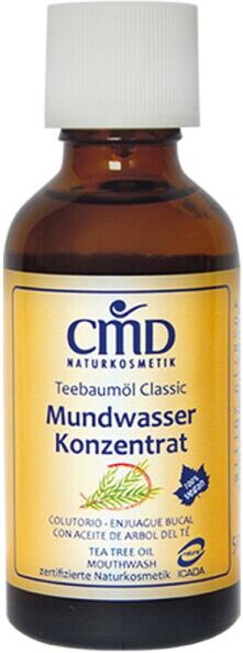 CMD Naturkosmetik Teebaumöl Mundwasser 50 ml Mundspülung